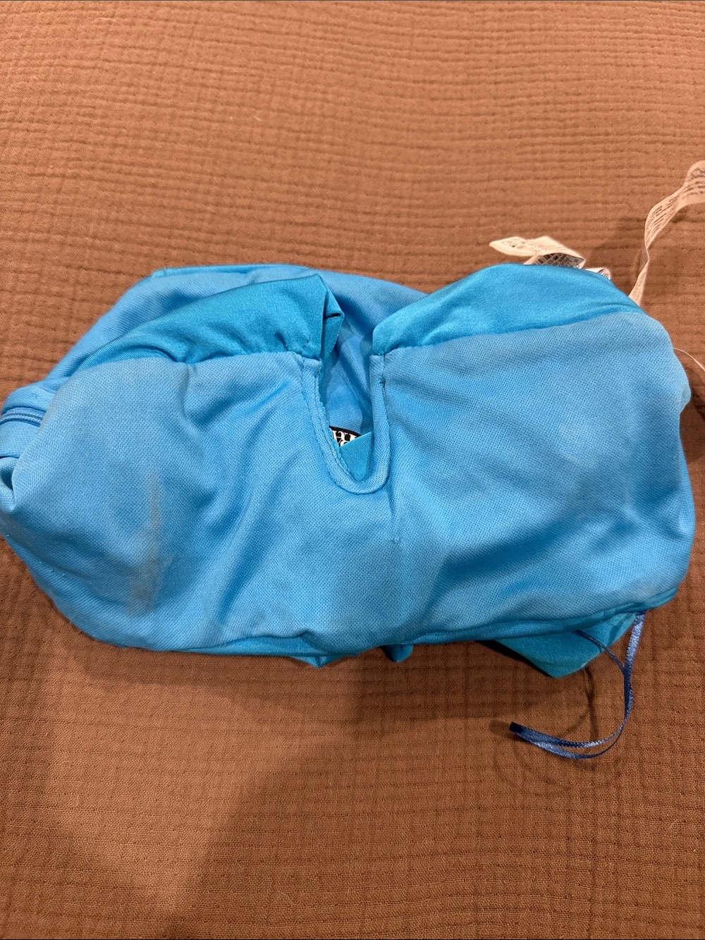 Blue Ruched Halter Top - Zara - Picture 5 of 5